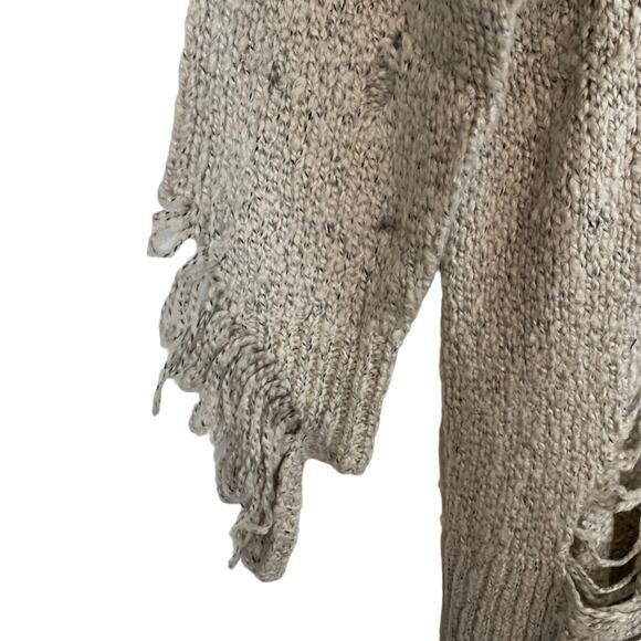 ONE TEASPOON Laddered Whiskey Distressed Knit Sweater - Picture 6 of 9